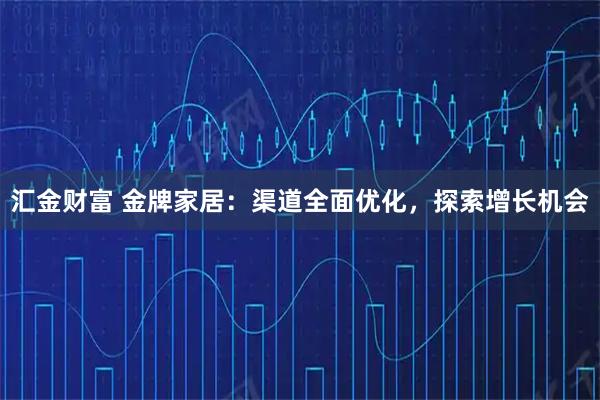 汇金财富 金牌家居：渠道全面优化，探索增长机会
