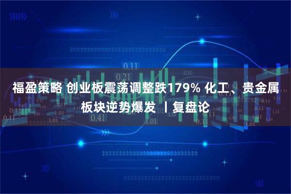福盈策略 创业板震荡调整跌179% 化工、贵金属板块逆势爆发 丨复盘论