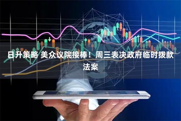 日升策略 美众议院接棒！周三表决政府临时拨款法案